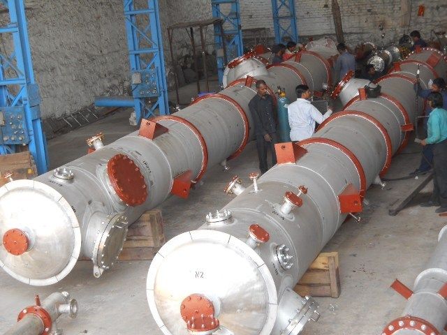Calandria Evaporator fabricated by Arsh Engineering, Pune